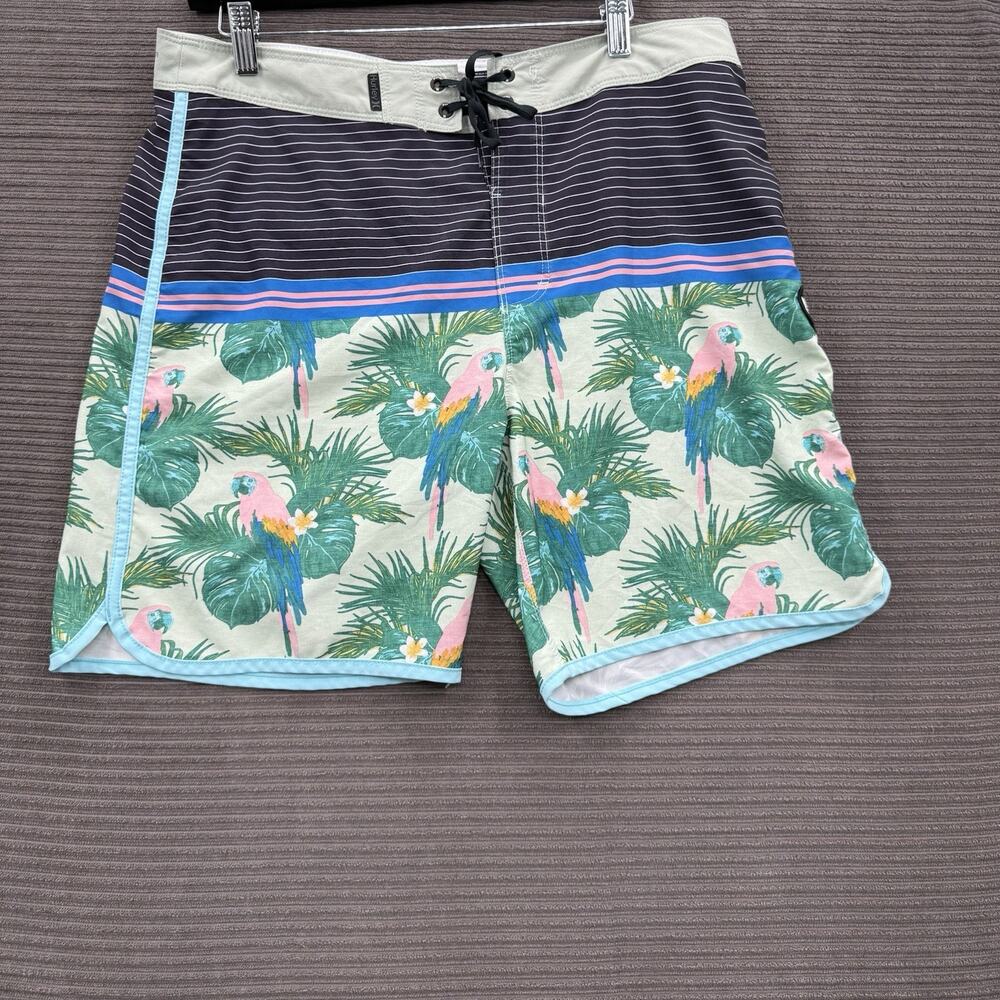 Hurley Phantom Sierra Boardshorts Men 32 Beach Swim Weeknd Vacation‎ 7' Inseam.